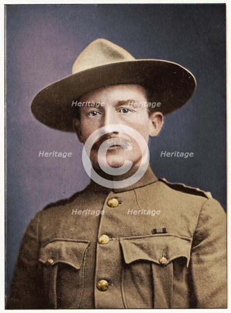 Robert Stephenson Smyth Baden-Powell, British soldier, c1900.  Creator: Anon.