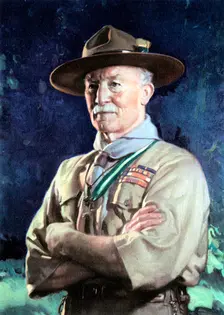 Robert Stephenson Smyth Baden-Powell, lst Viscount Baden-Powell, English soldier. Creator: Unknown