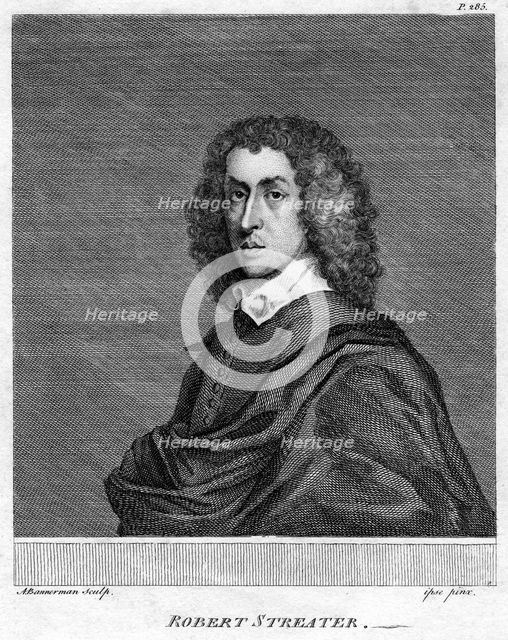 Robert Streater (1624-1680), English artist, 19th century.Artist: Alexander Bannerman