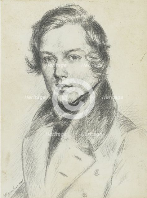Robert Schumann (1810-1856), 1836. Artist: Mannheim, F. (active 1830s)