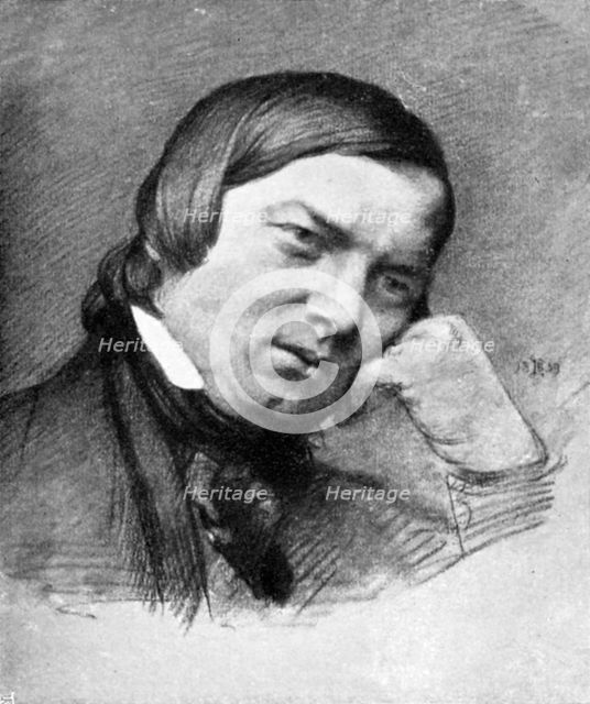 Robert Schumann, (1810-1856), German composer and pianist, 1909.Artist: Robert Schumann Artist: Unknown