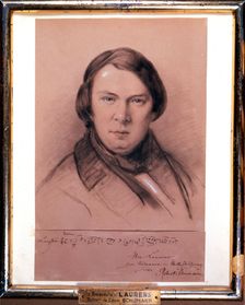 Robert Schumann, German composer, mid-19th century. Artist: Jean Joseph Bonaventure Laurens