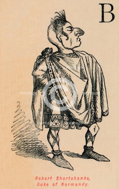 'Robert Shortshanks, Duke of Normandy', c1860, (c1860). Artist: John Leech.