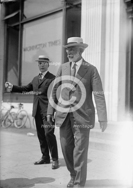 Robert Somers Brookings of War Industries Board, Right, 1917. Creator: Harris & Ewing.