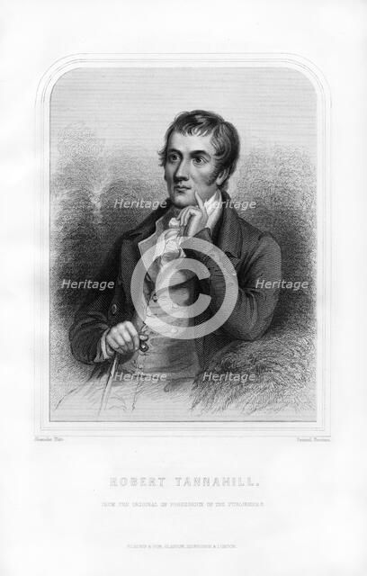Robert Tannahill, Scottish poet, 1870. Artist: Samuel Freeman