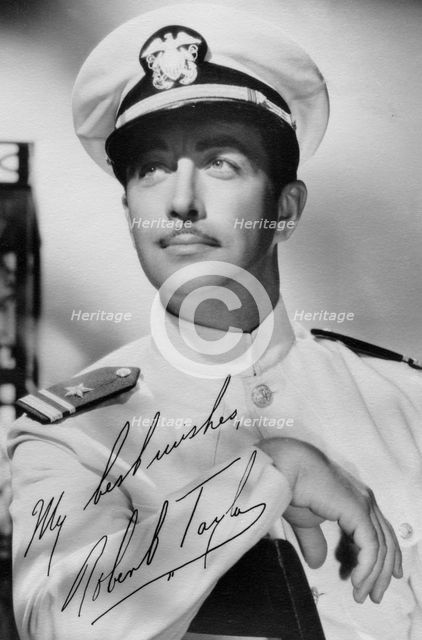 Robert Taylor (1911-1969), American actor, c1940s. Artist: Unknown
