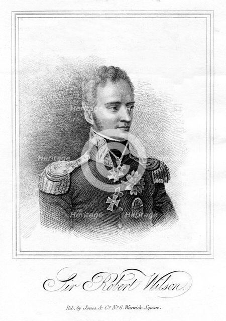 Robert Thomas Wilson, English soldier and military writer, 1821. Artist: Anon