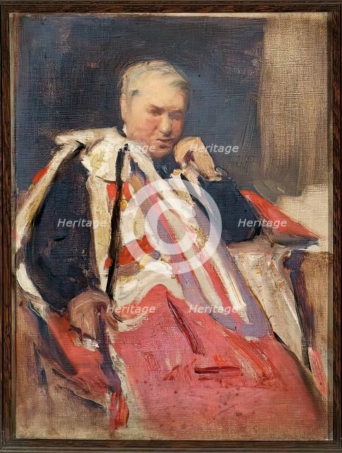 Robert Threshie Reid, 1st Earl Loreburn, (1846-1923), Lord Chancellor, c1907. Creator: George Reid.