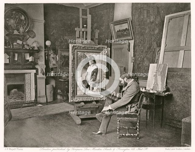 Robert Walker Macbeth, R.A., c1884. Creator: Joseph Parkin Mayall.