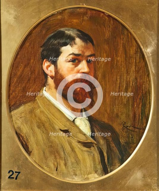 Robert Walker Macbeth, Self Portrait, 1883. Creator: Robert Macbeth Walker.