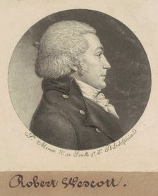 Robert Wescott, 1798. Creator: Charles Balthazar Julien Févret de Saint-Mémin