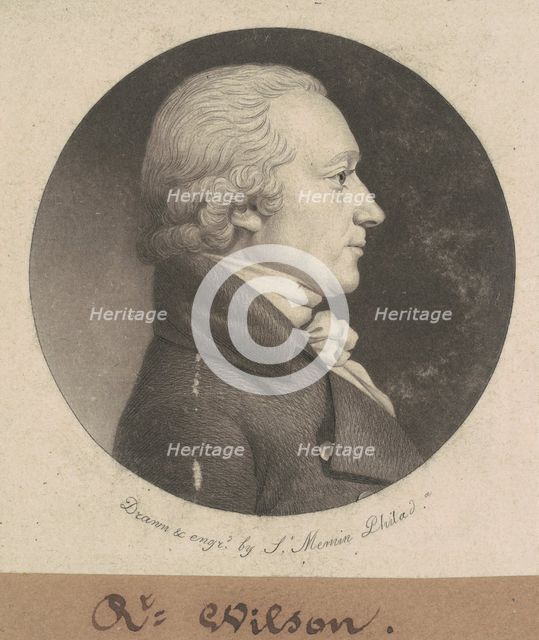 Robert Wilson, 1802. Creator: Charles Balthazar Julien Févret de Saint-Mémin.