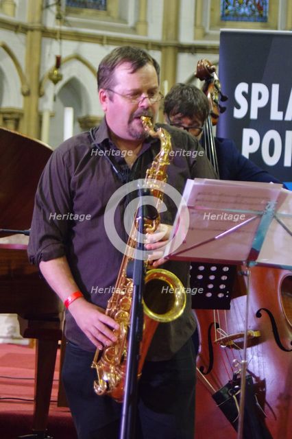 Roberto Manzin, Eastbourne Jazz Festival, Christ Church, Eastbourne, East Sussex, 30 Sep 2018. Creator: Brian O'Connor.