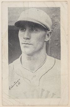Robertson, 3 B, from Baseball strip cards (W575-2), ca. 1921-22. Creator: Unknown