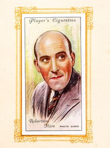 Robertson Hare Collectables Picture of movie stars that came with the Players cigarette packet, 1934 Creator: Unknown