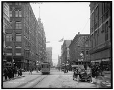 Roberts i.e. Robert Street, St. Paul, Minn., c1908. Creator: Unknown