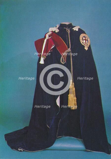 'Robes of the Order of the Garter', 1953. Artist: Unknown.