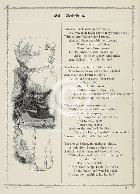 Robin Goodfellow, 1842.  Creator: W. T. Green.