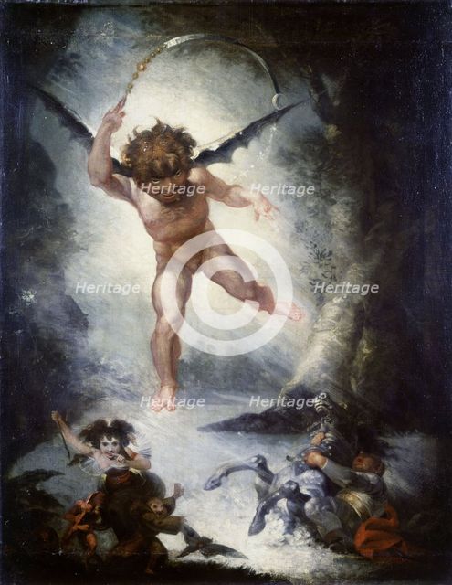 Robin Goodfellow (Puck), 1787-1790. Artist: Füssli (Fuseli), Johann Heinrich (1741-1825)