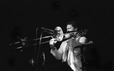 Robin Eubanks, Ronnie Scott’s Jazz Club, Soho, London, May 1990. Creator: Brian O'Connor