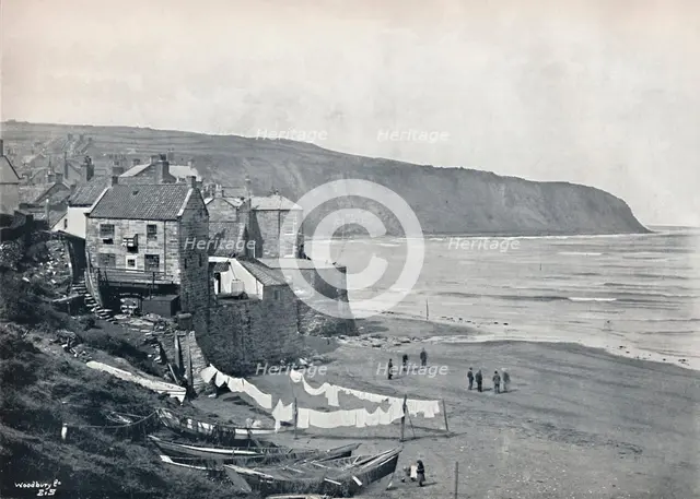 'Robin Hood's Bay - The Village and Bay', 1895. Artist: Unknown.
