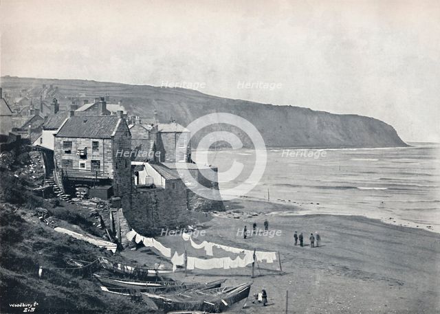 'Robin Hood's Bay - The Village and Bay', 1895. Artist: Unknown.