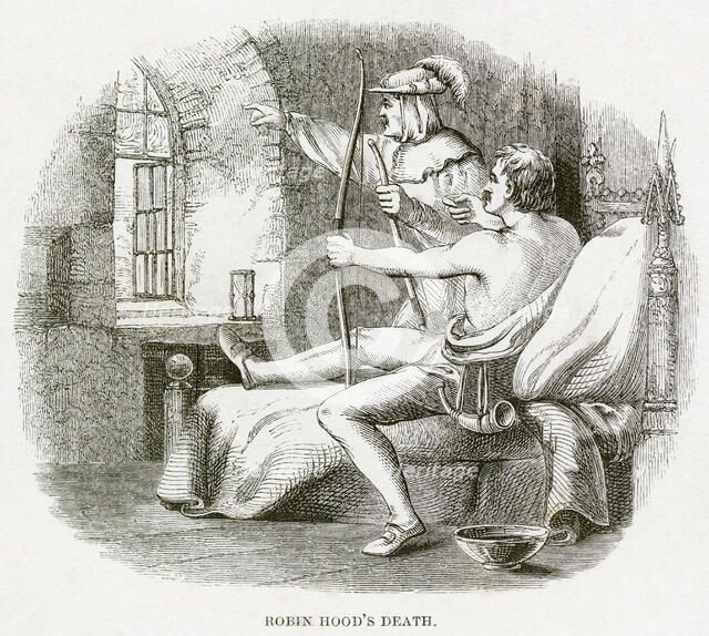 'Robin Hood's Death', c1900(?). Artist: Unknown