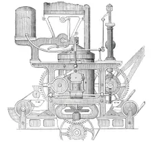 Robinson and Lee's Patent Bread-Making Machine, 1850. Creator: Unknown