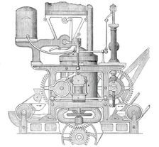 Robinson and Lee's Patent Bread-Making Machine, 1850. Creator: Unknown