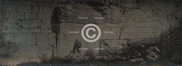 Robinson's Arch, Jerusalem, 1842-44. Creator: Joseph Philibert Girault De Prangey.