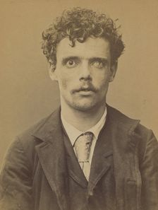Robillard. Guillaume, Joseph. 24 ans, né le 17/11/68 à Vaucresson. Fondeur en cuivre. Anar..., 1894. Creator: Alphonse Bertillon