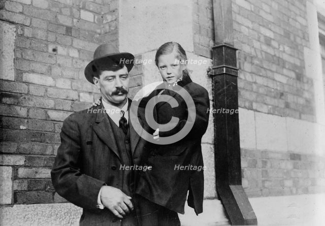 Robt. W. Crellin who rescued little girl, Florence L. Barbour, 1914. Creator: Bain News Service.