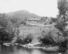 Robt. Louis Stevenson's cottage on Saranac Lake, Adirondacks, N.Y., between 1900 and 1910. Creator: Unknown
