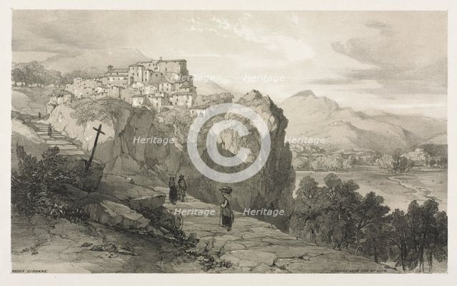 Rocca Giovane. Creator: Edward Lear (British, 1812-1888).