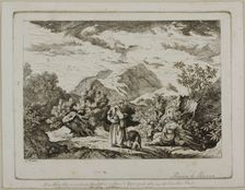 Rocca di Mezzo, 1832. Creator: Ludwig Richter