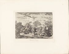 Rocca di Mezzo, c. 1831. Creator: Ludwig Richter