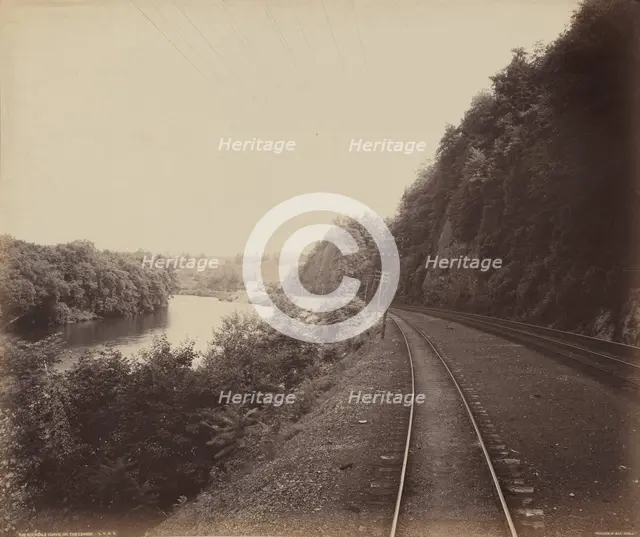 Rockdale Curve, On the Lehigh, c. 1895. Creator: William H Rau.