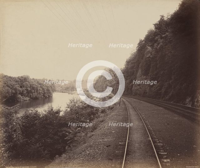 Rockdale Curve, On the Lehigh, c. 1895. Creator: William H Rau.