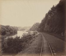 Rockdale Curve, On the Lehigh, c. 1895. Creator: William H Rau