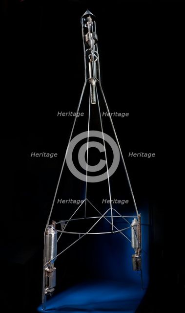 Rocket, Liquid Fuel, Hoopskirt, R.H. Goddard, 1928. Creator: Robert Goddard.