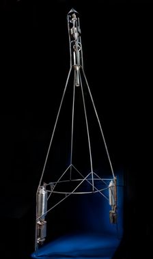 Rocket, Liquid Fuel, Hoopskirt, R.H. Goddard, 1928. Creator: Robert Goddard