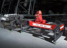 Rocket Sled, Sonic Wind I, 1953-1954. Creator: Northrop Corporation