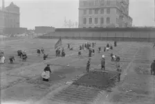 Rockefeller garden, 1917. Creator: Bain News Service