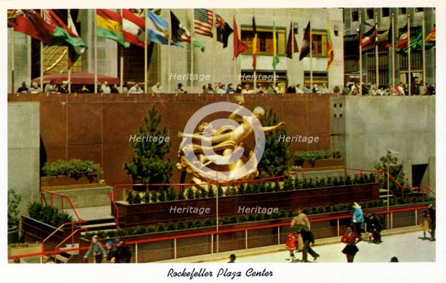 Rockefeller Plaza Center, New Your City, New York, USA, 1956. Artist: Unknown