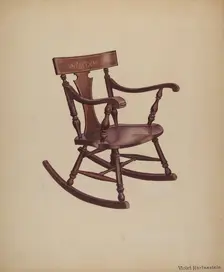 Rocker, 1940. Creator: Violet Hartenstein