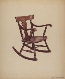 Rocker, 1940. Creator: Violet Hartenstein