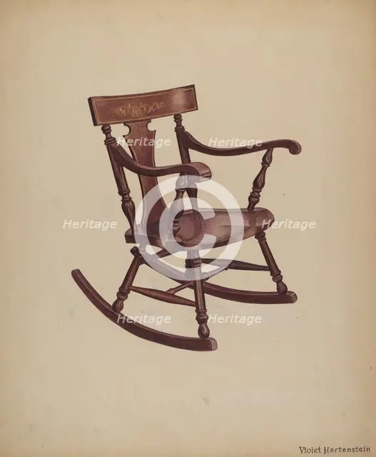 Rocker, 1940. Creator: Violet Hartenstein.