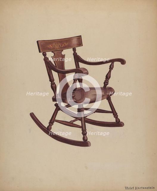 Rocker, 1940. Creator: Violet Hartenstein.