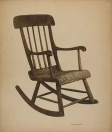 Rocker, c. 1940. Creator: George C. Brown