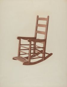 Rocker, c. 1941. Creator: Dorothy Johnson